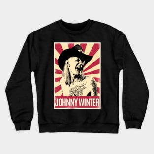 Retro Vintage Johnny Winter Crewneck Sweatshirt